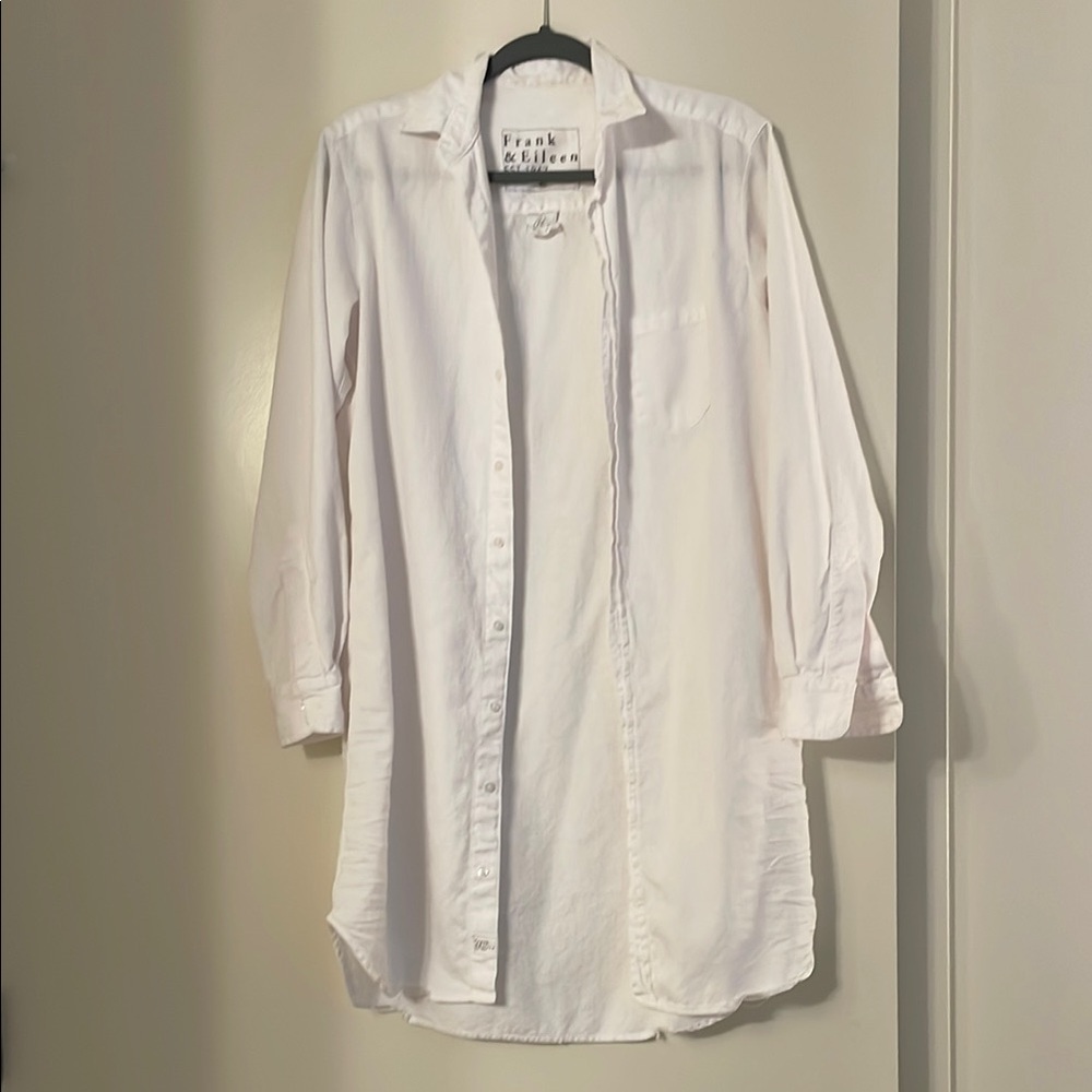 Frank & Eileen White Shirt Dress